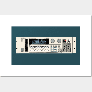 Akai S1000 Sampler  /\/\/  Lofi Sampling Posters and Art